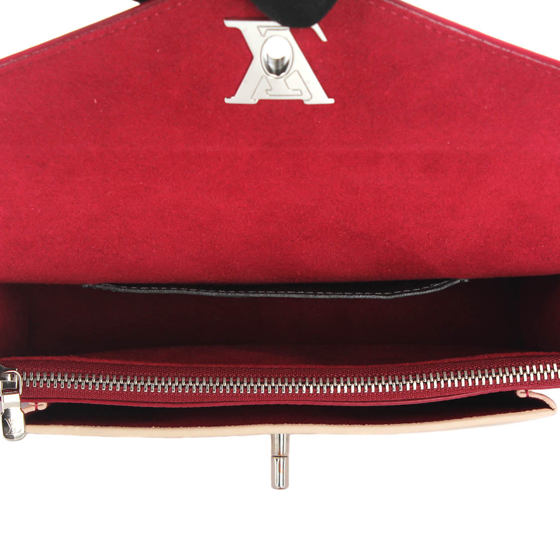 Louis Vuitton Mylockme Chain Pochette- Red