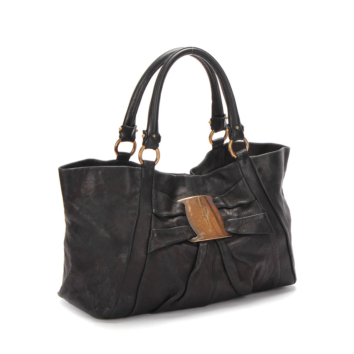 Vara Bow Leather Tote Bag