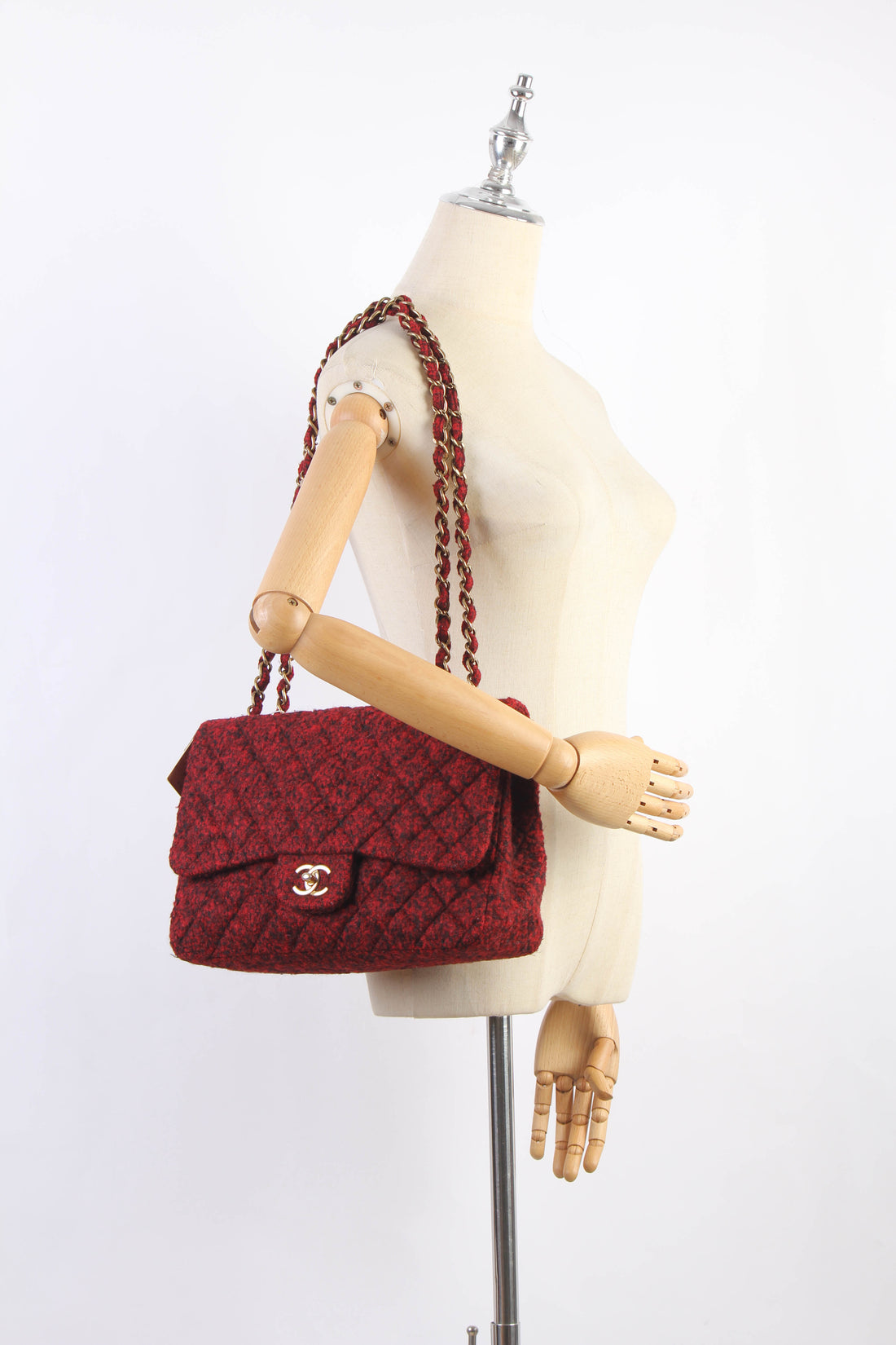 Jumbo Classic Tweed Flap Bag