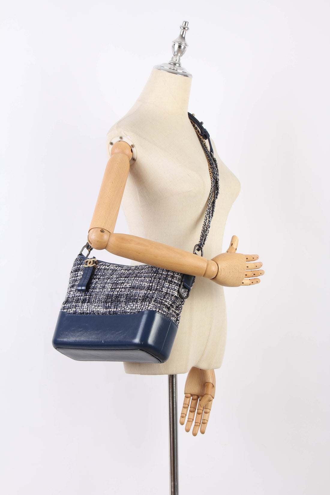 Medium Tweed Gabrielle Shoulder Bag