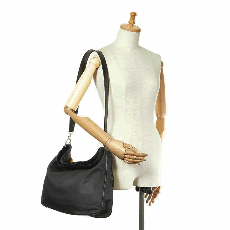 Bamboo Nylon Shoulder Bag