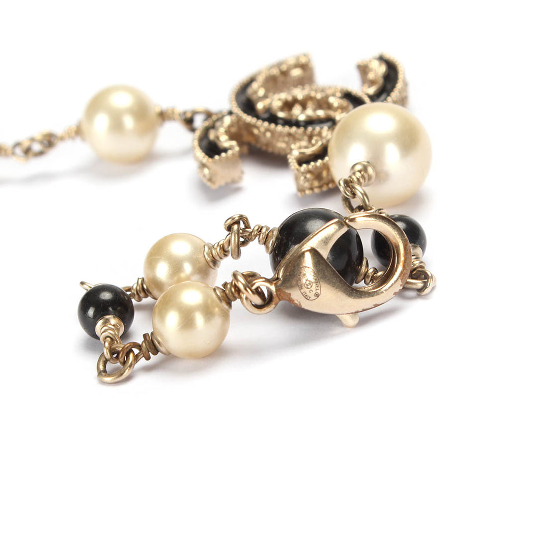 Faux Pearl Chain Necklace