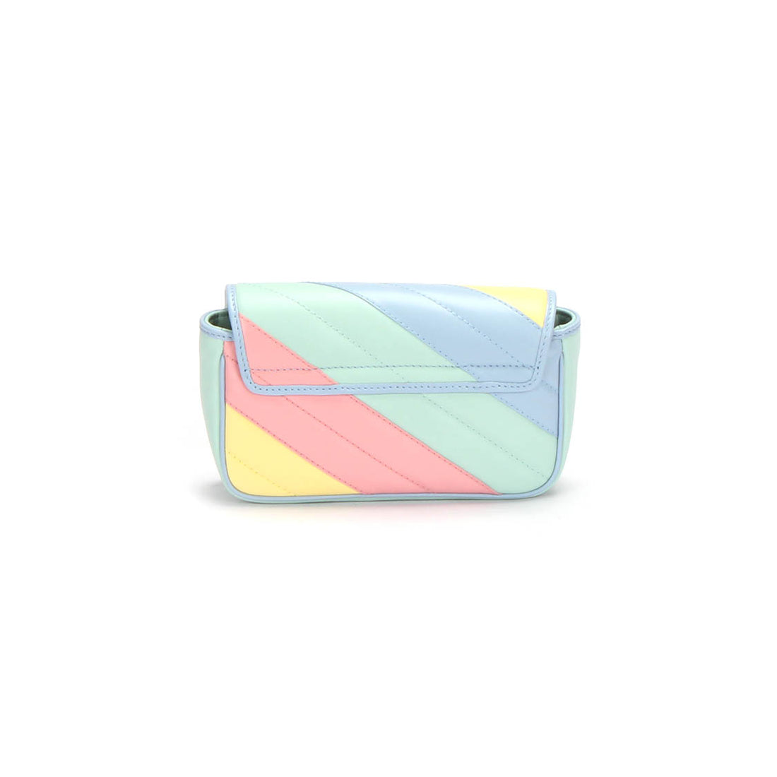 Super Mini GG Marmont Matelasse Multicolor Pastel Crossbody Bag 476433