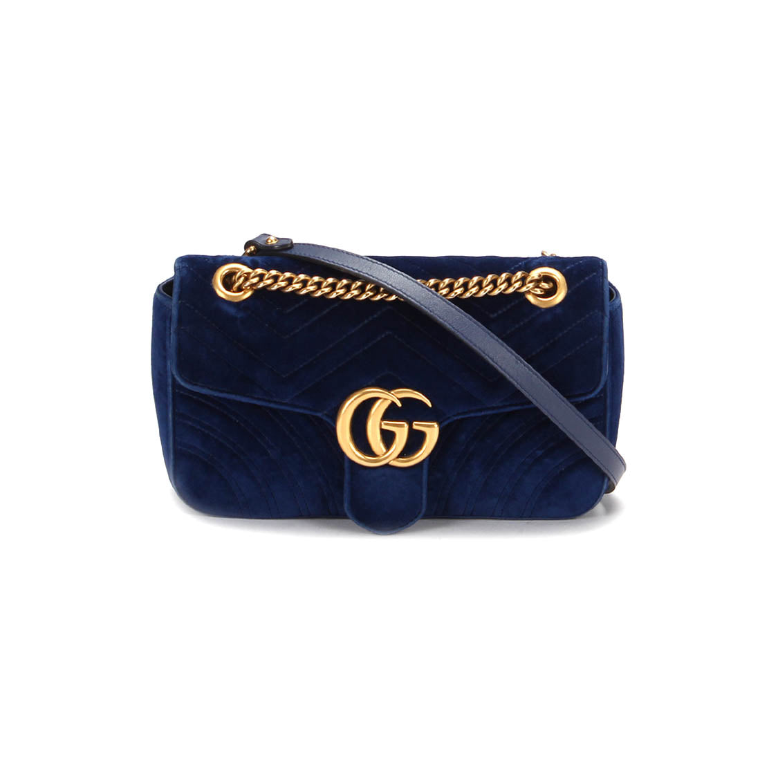 Small GG Marmont Velvet Shoulder Bag 443497 443497