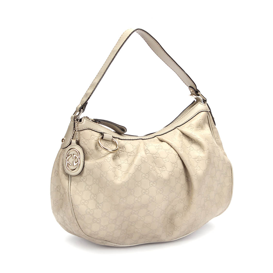 Gucci Guccissima Sukey Shoulder Bag Leather Shoulder Bag 232955 in Fair condition