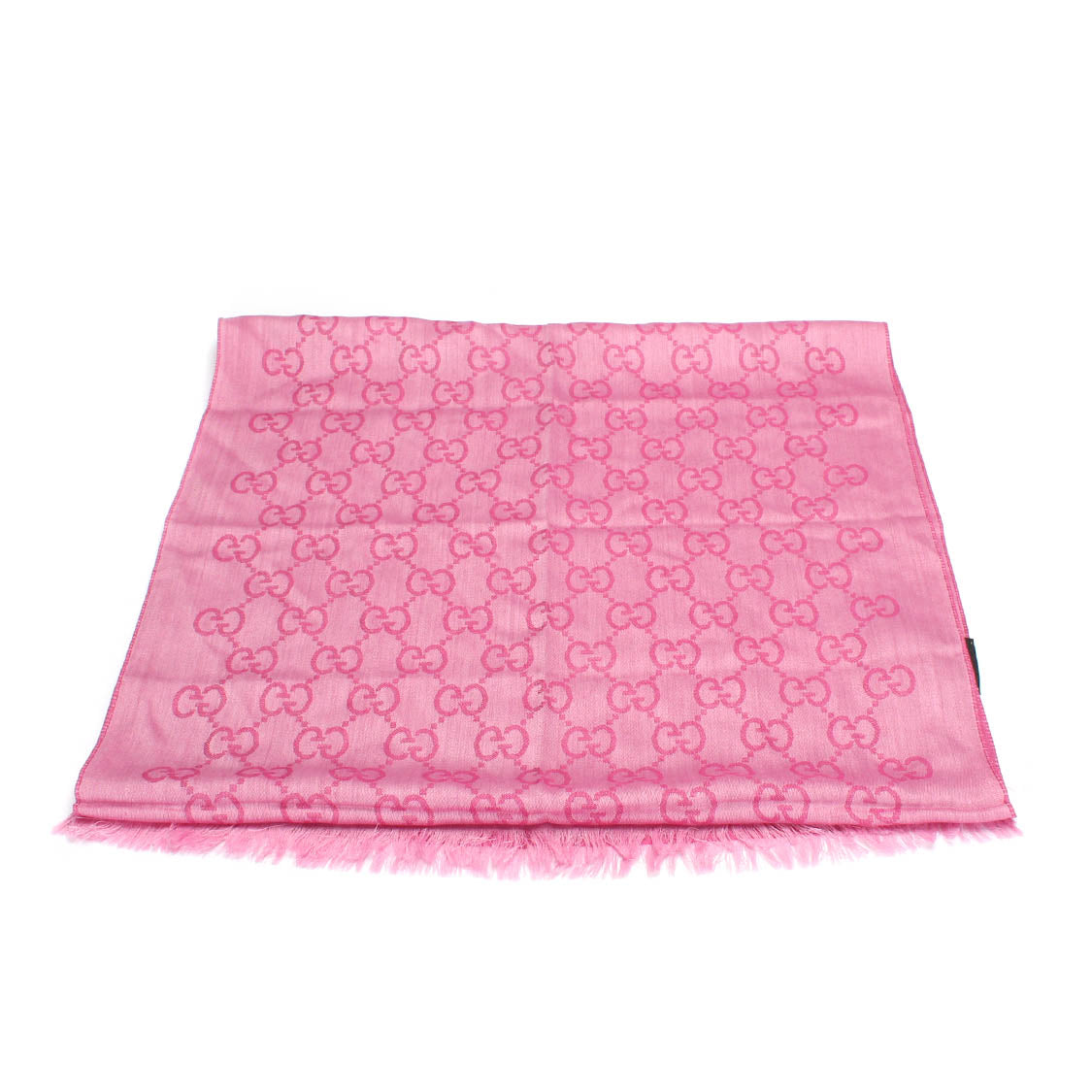 GG Wool and Silk Scarf 508027