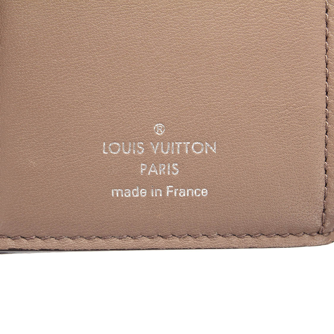 LOUIS VUITTON Taurillon Capucines Compact Wallet Black 1263315