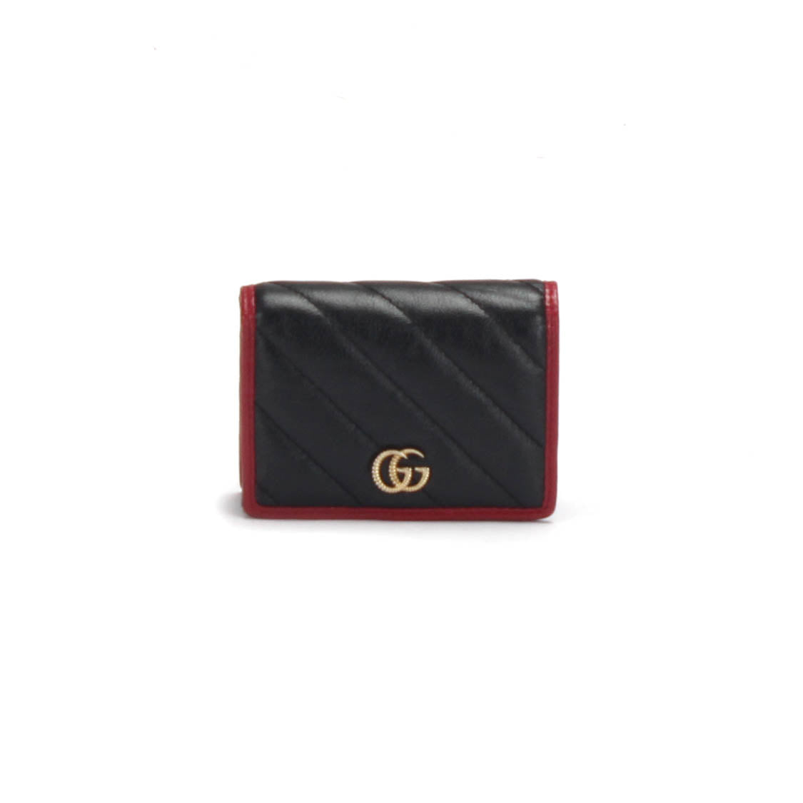 GG Marmont Leather Card Case 573811