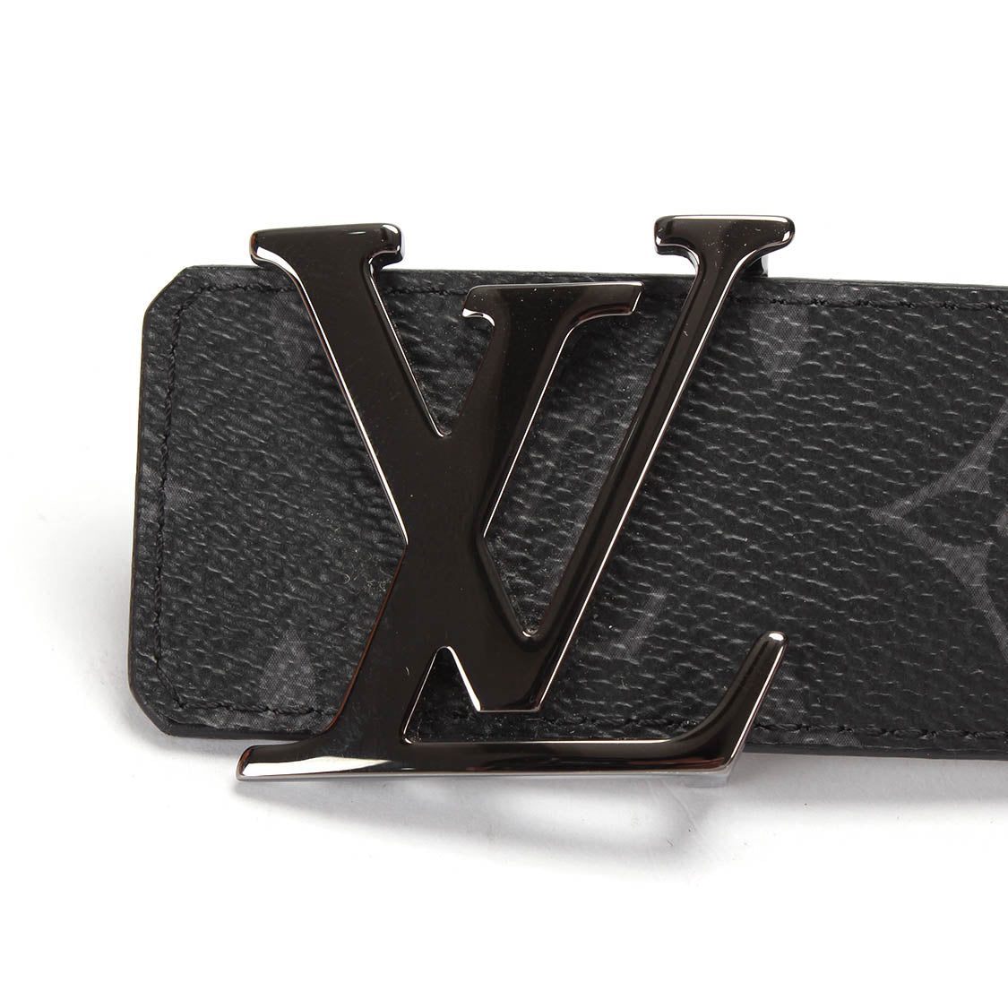 Louis Vuitton, Accessories, Louis Vuitton Belt Monogram Mens Eclipse  Centure Lv Initial M943
