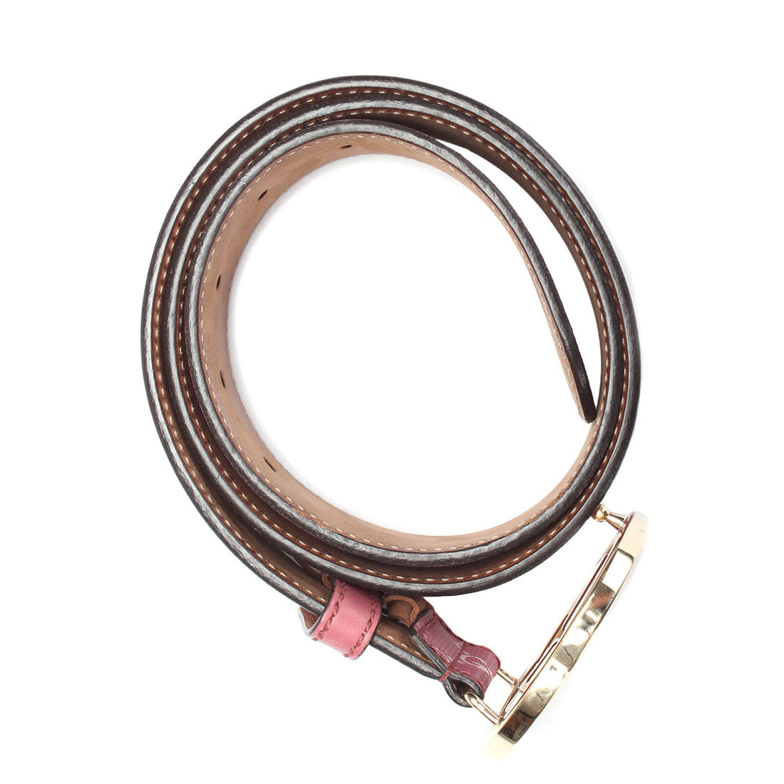 Interlocking G Leather Belt 114876