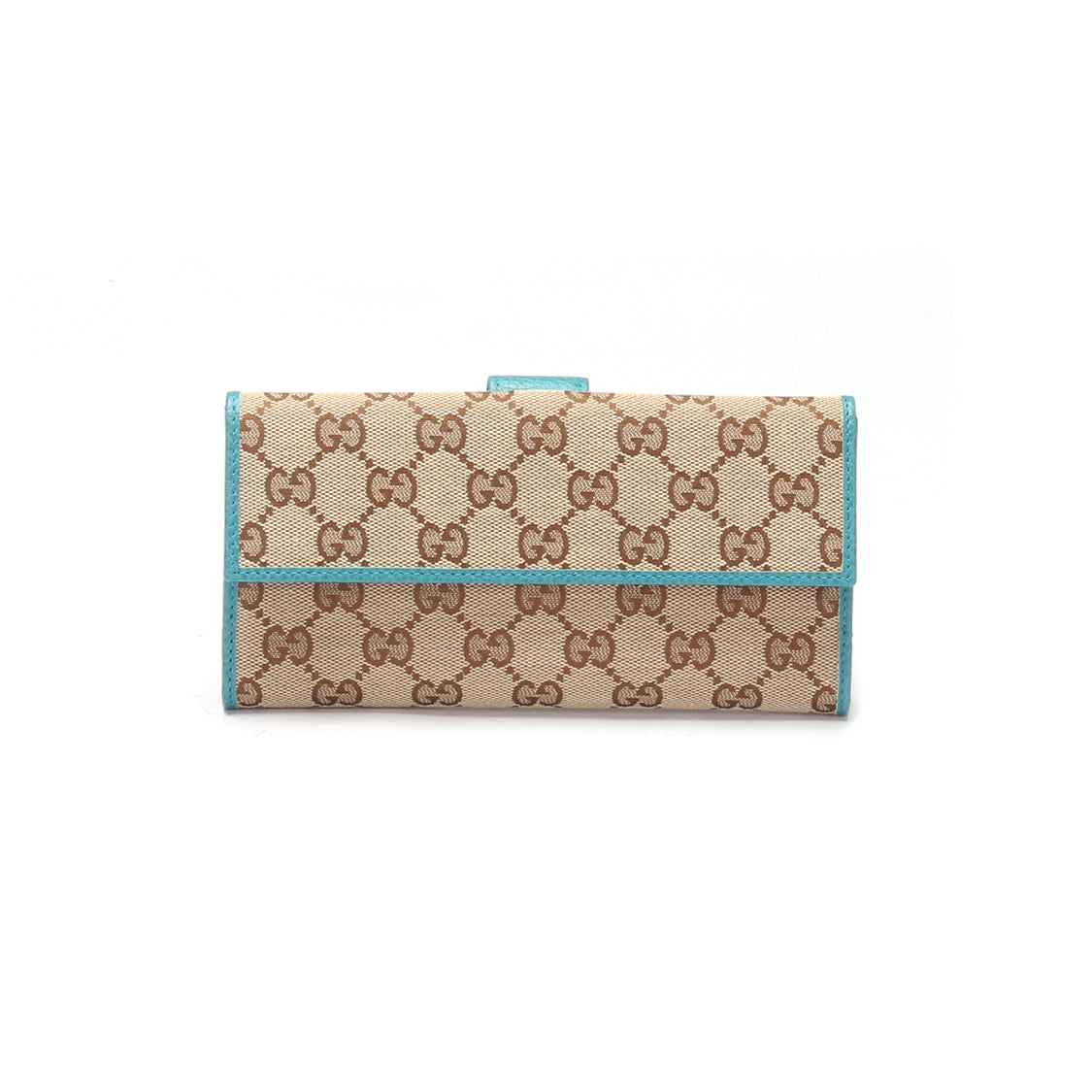 Gucci GG Canvas Continental Wallet Canvas Long Wallet in Excellent condition