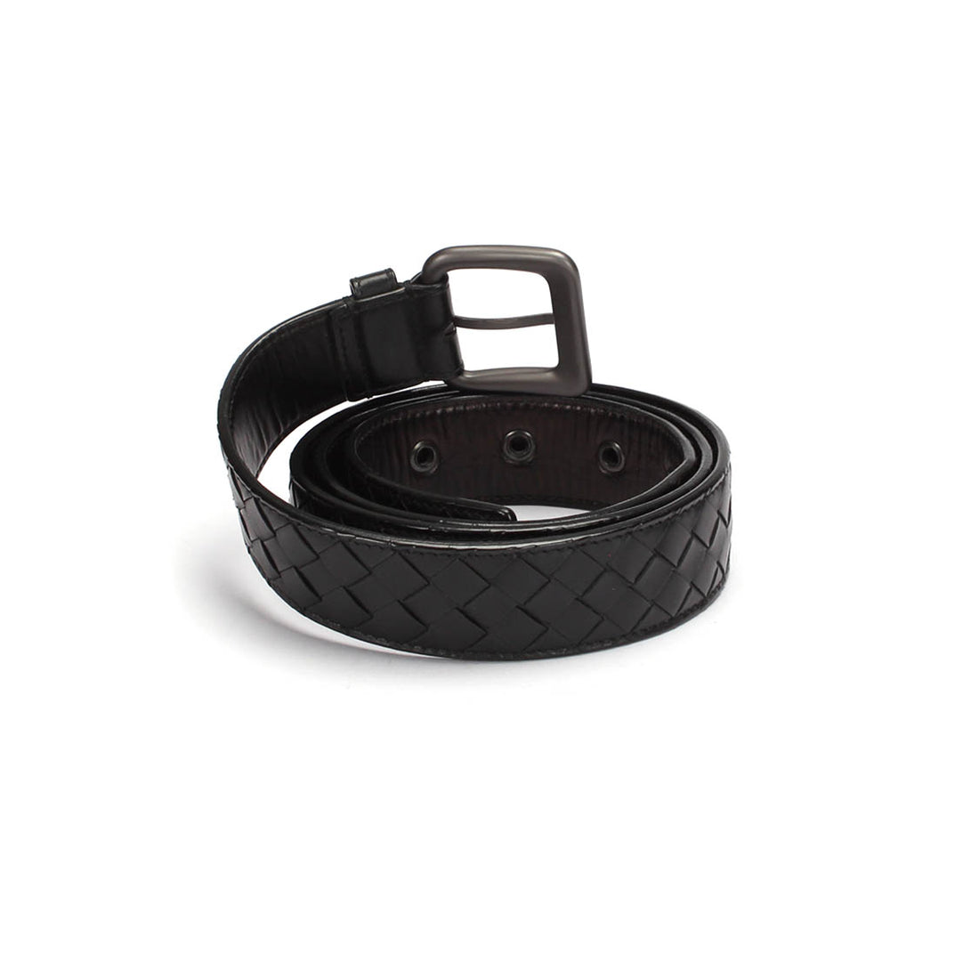 Intrecciato Leather Belt