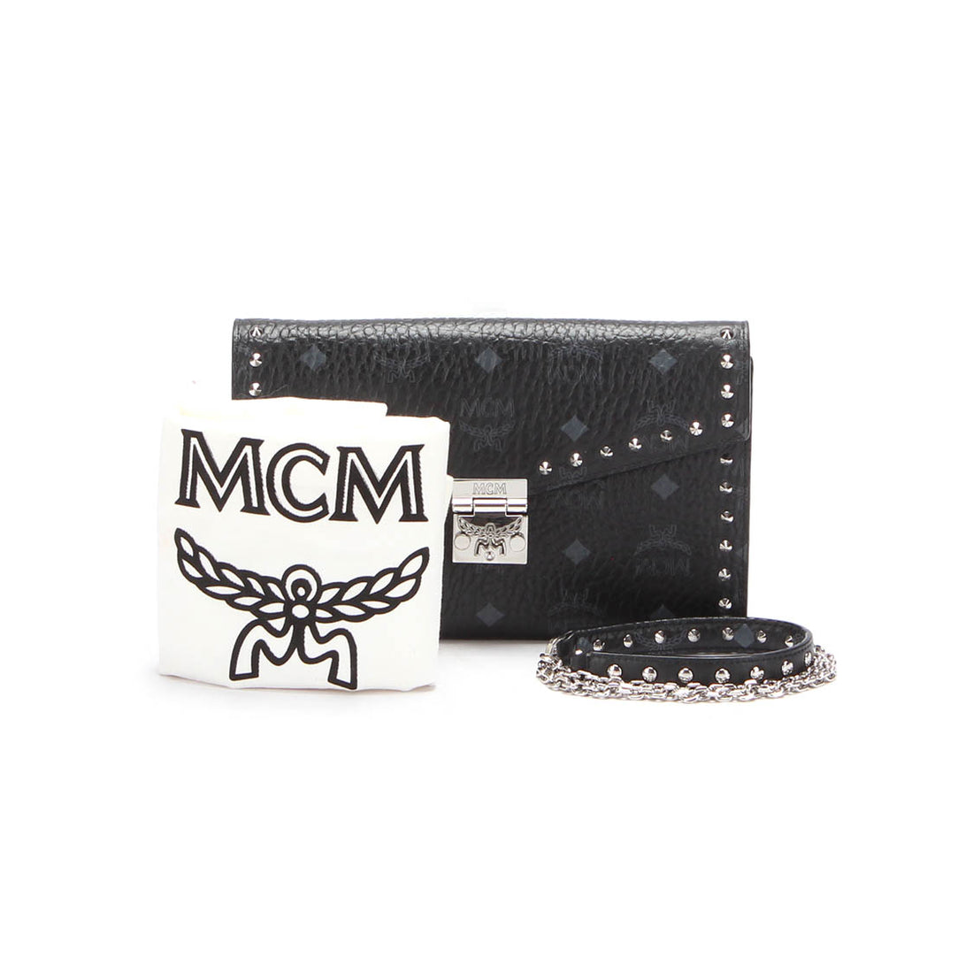 Visetos Studded Wallet on Chain