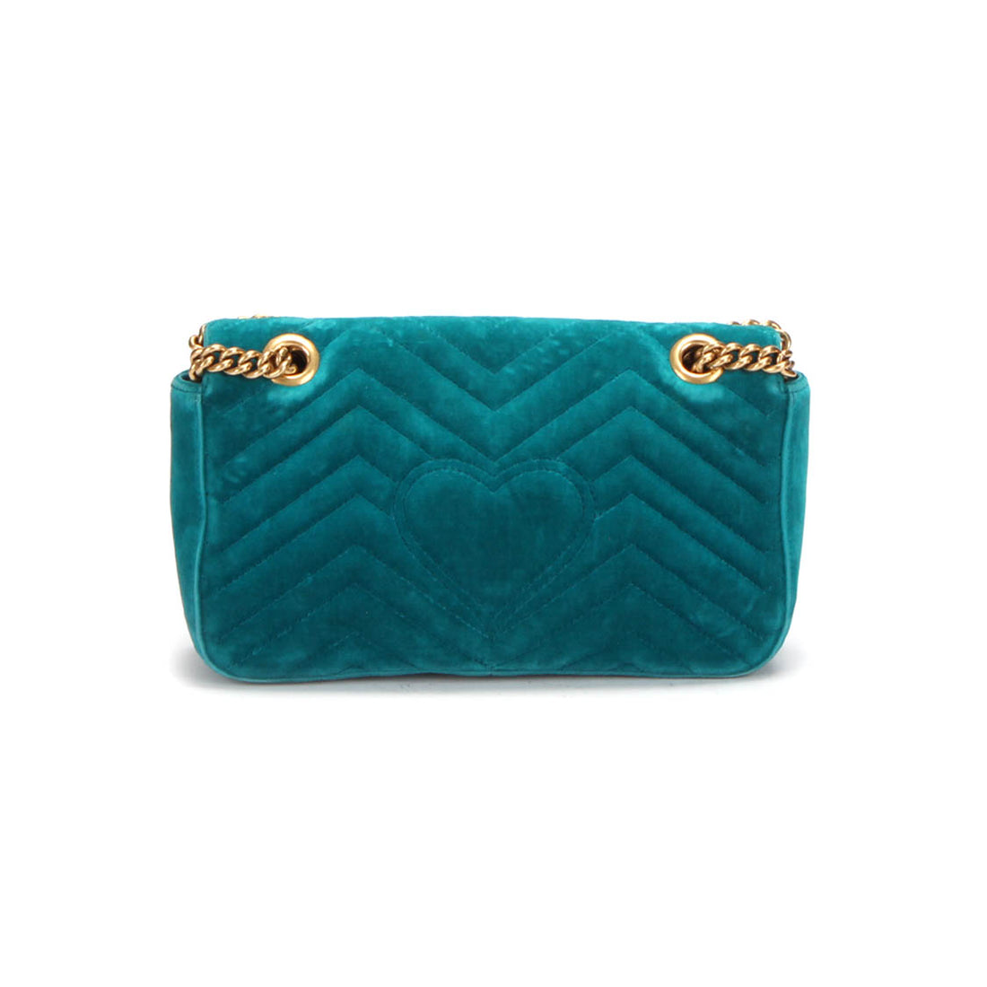 Small GG Marmont Velvet Shoulder Bag 443497