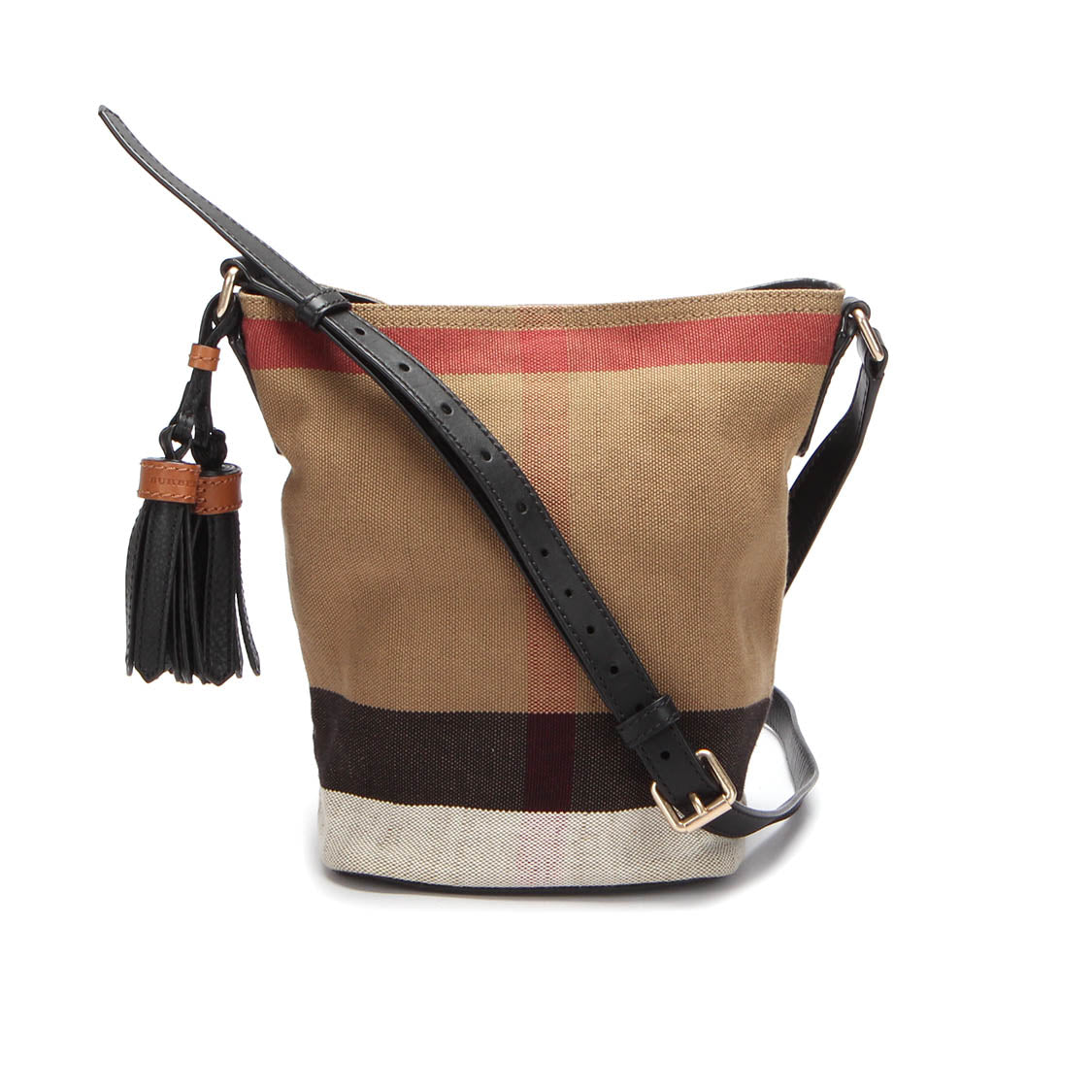 Mega Check Bucket Bag