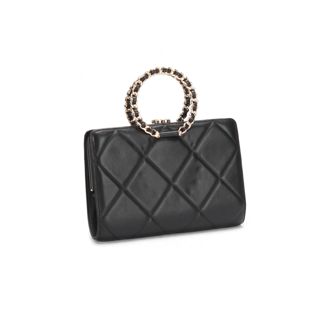 Ring Leather Clutch Bag AS1590