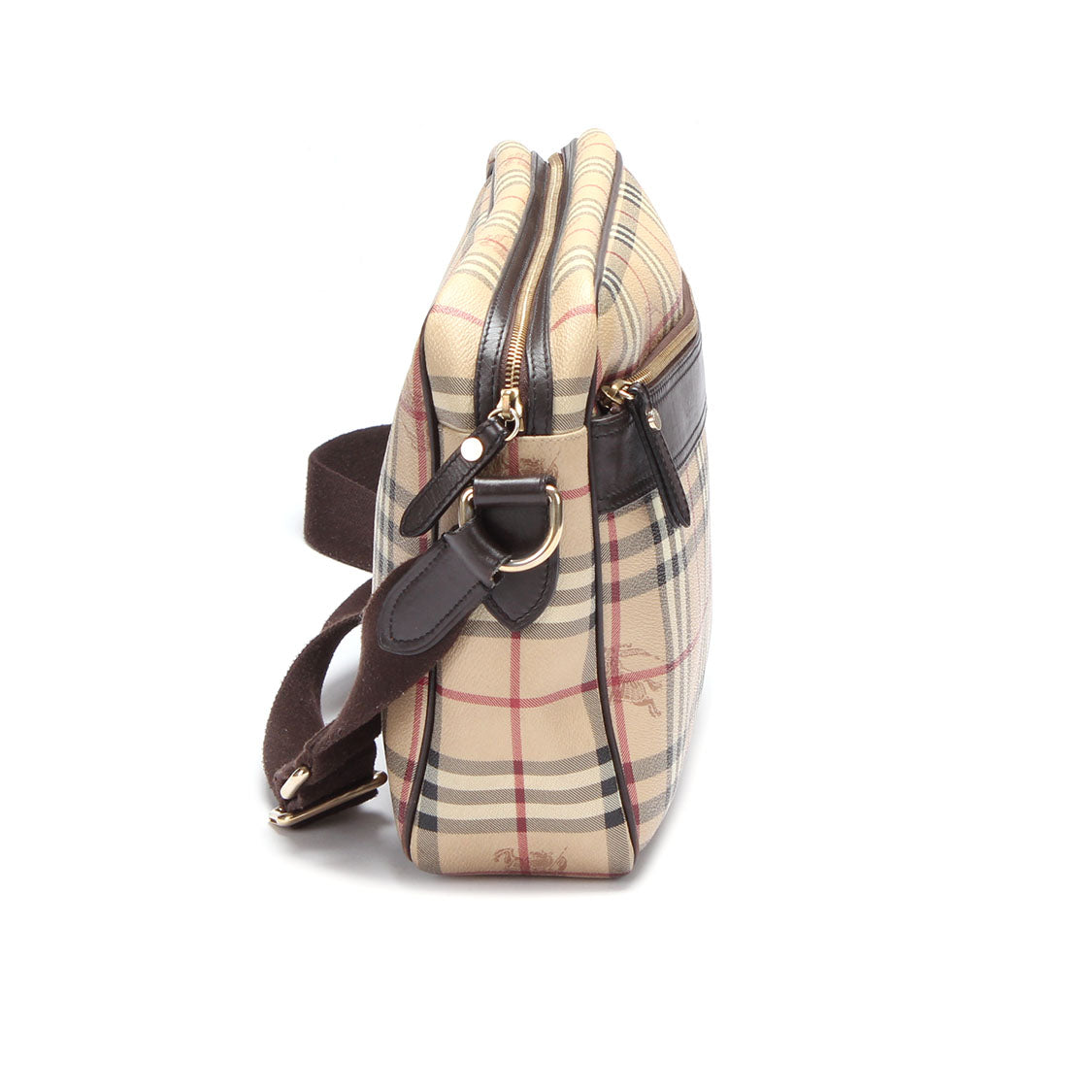 Haymarket Check Canvas Messenger Bag