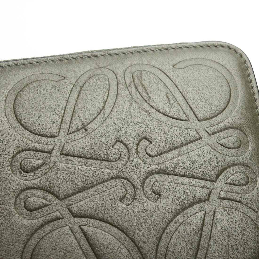 Anagram Leather Long Wallet