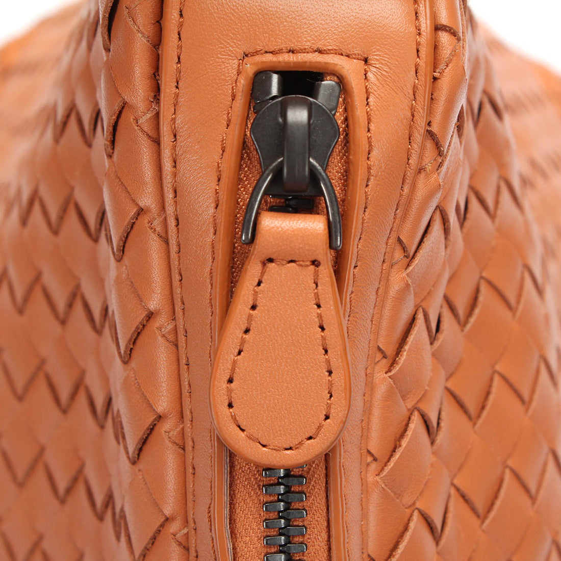 Intrecciato Leather Crossbody Bag