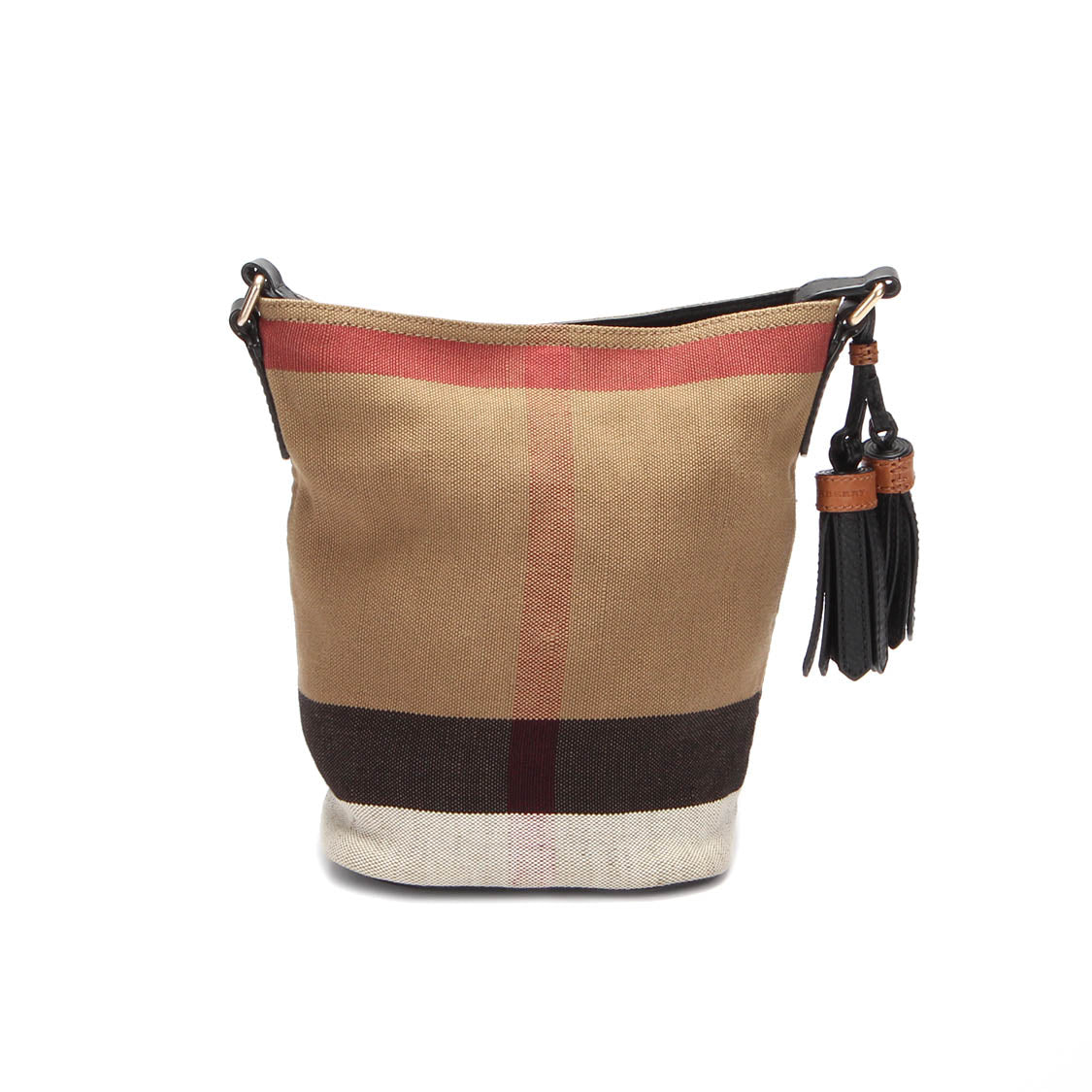 Mega Check Bucket Bag