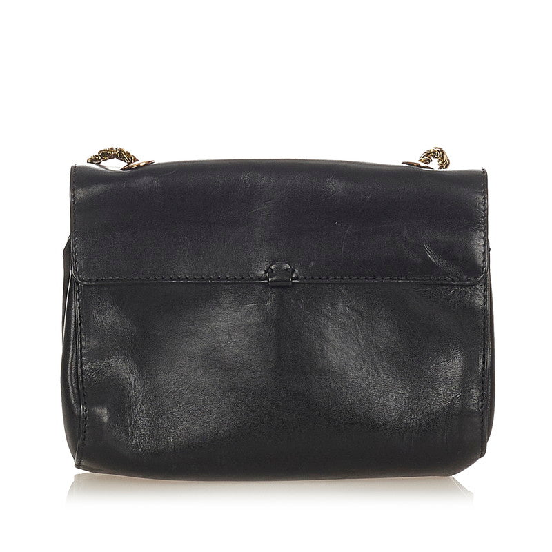 June Bow Leather Shoulder Bag S468364M-001