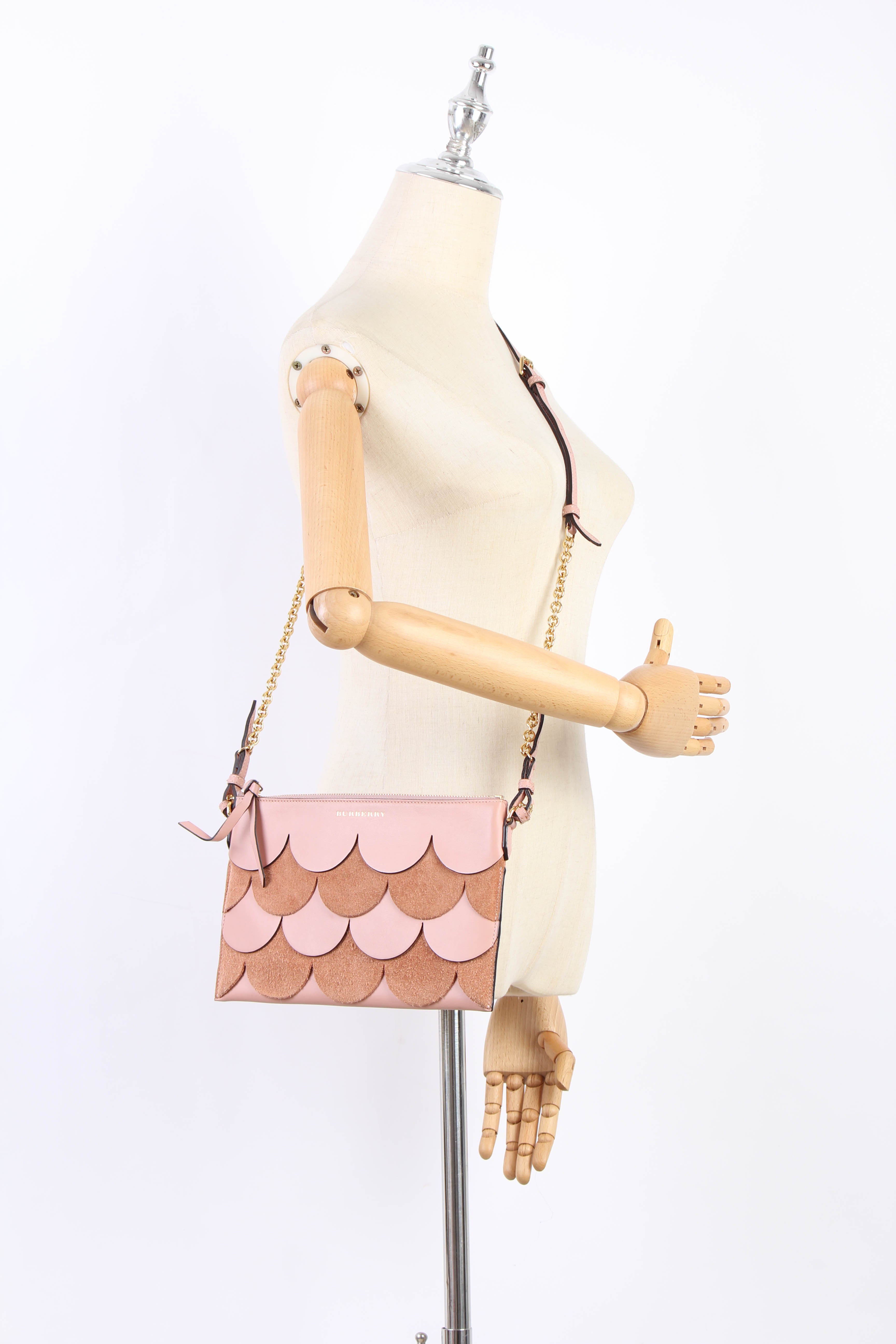 Leather Chain Crossbody Bag