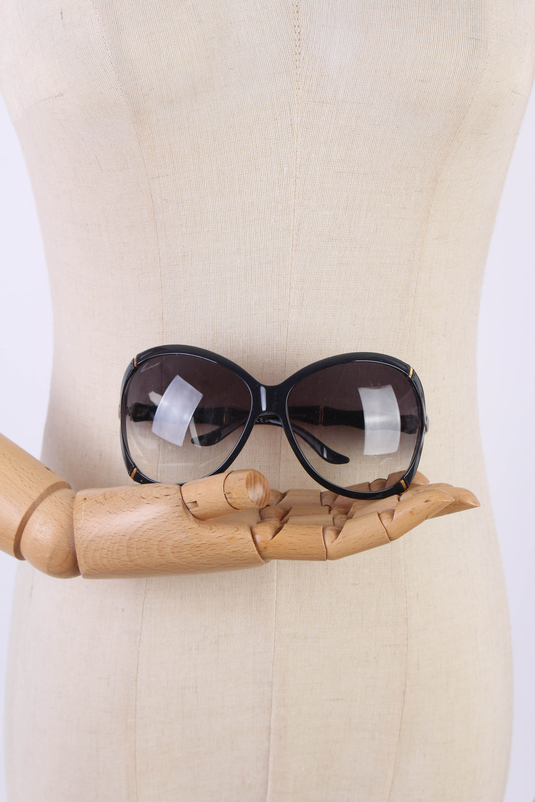 Bamboo Gradient Round Sunglasses