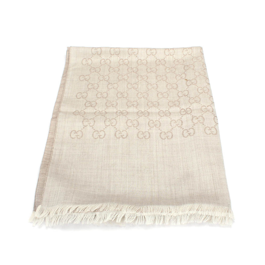 GG Wool and Silk Scarf