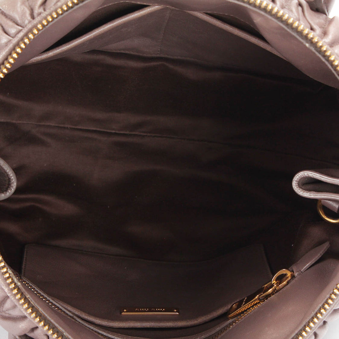 Matelasse Leather Handbag