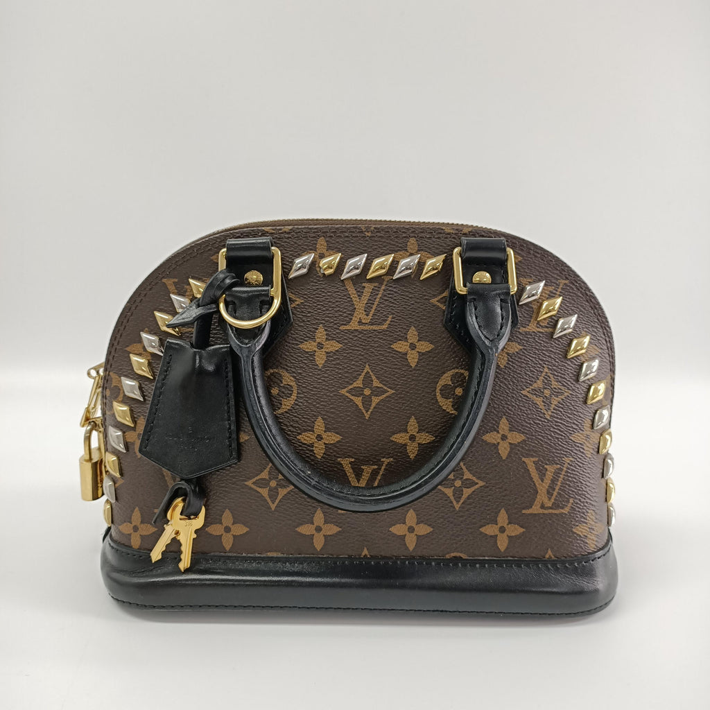 Louis Vuitton Monogram Studded Alma Bag