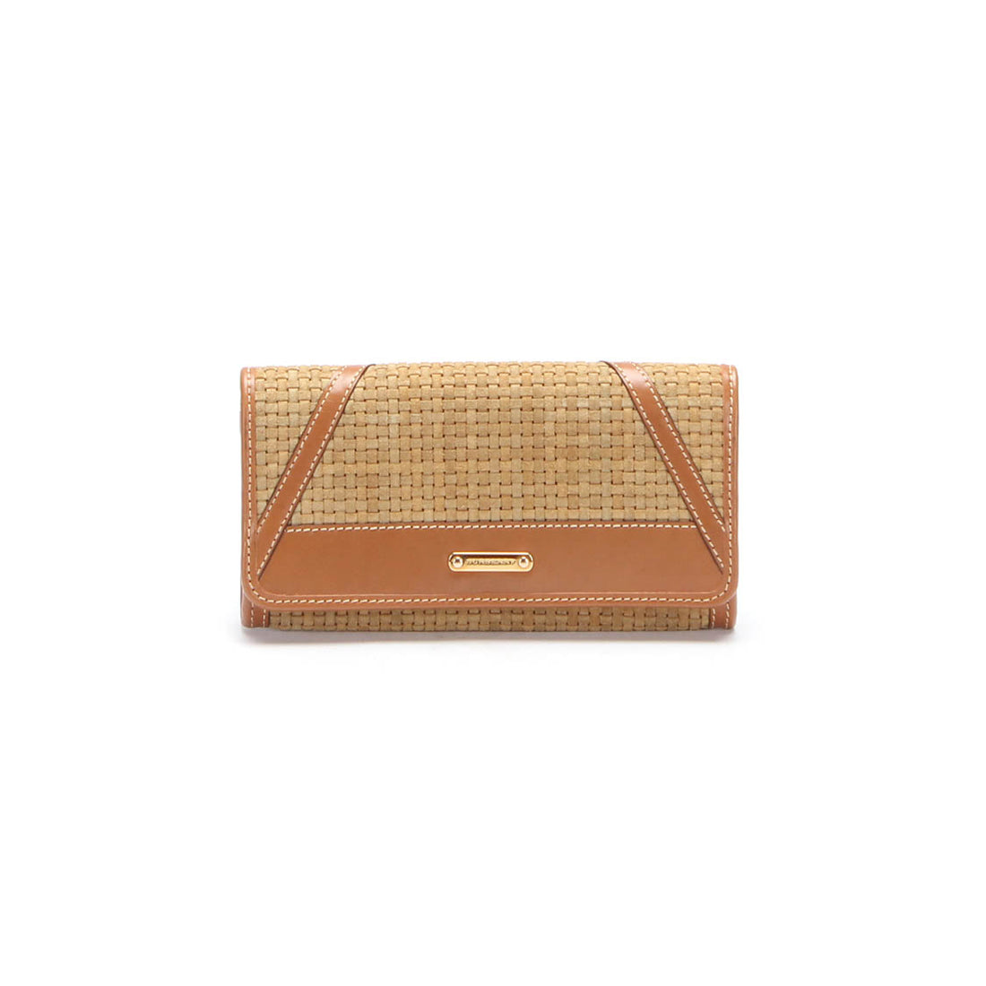 Raffia Long Wallet