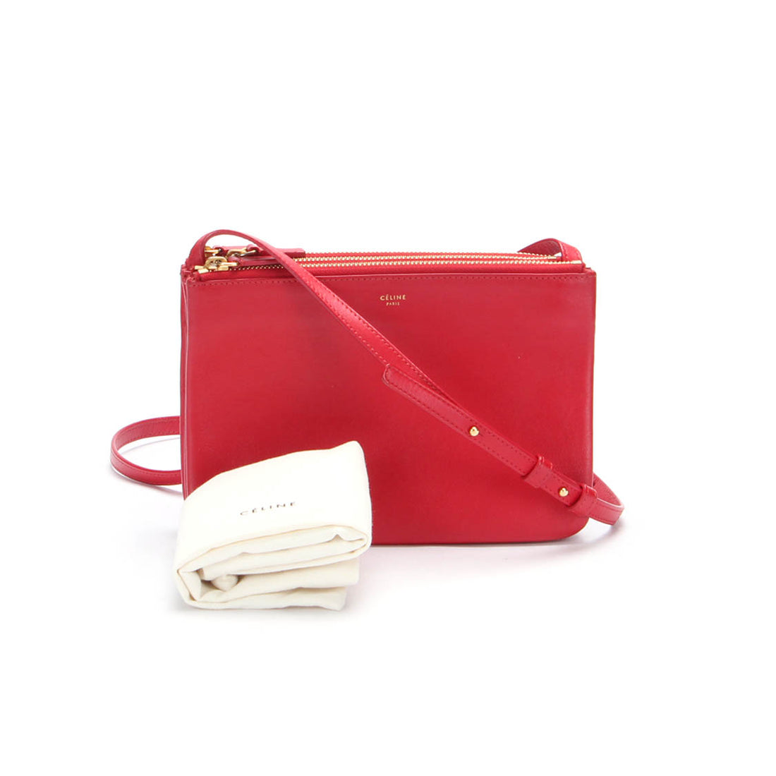 Trio Leather Crossbody Bag