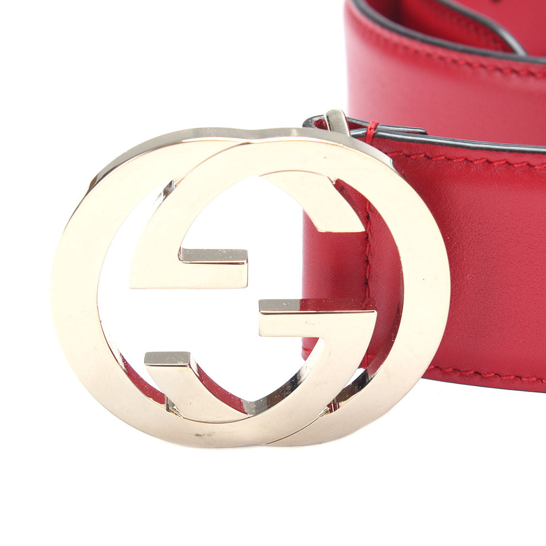 Interlocking G Leather Belt 546386