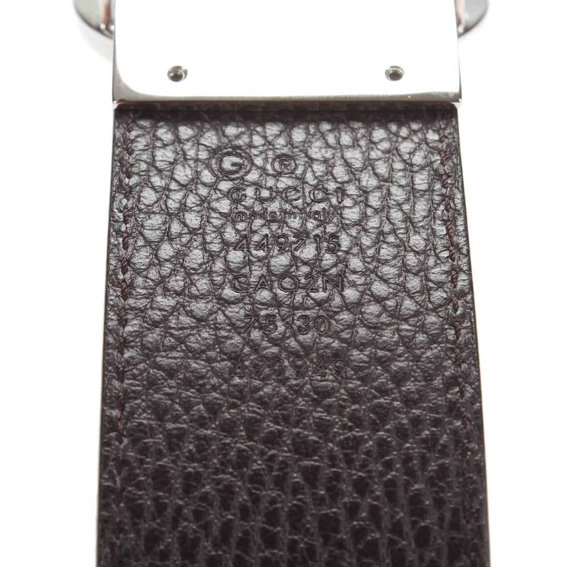 Interlocking G Leather Belt 449715