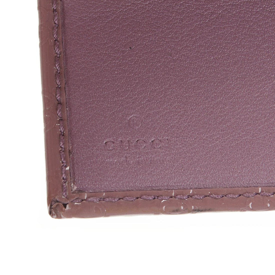 Microguccissima Patent Flap Wallet