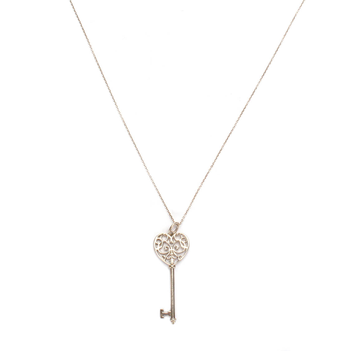 Enchant Heart Key Pendant Necklace