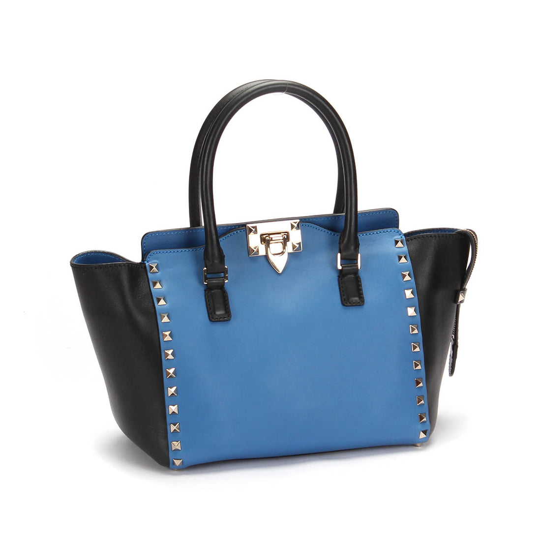 Rockstud Leather Tote Bag