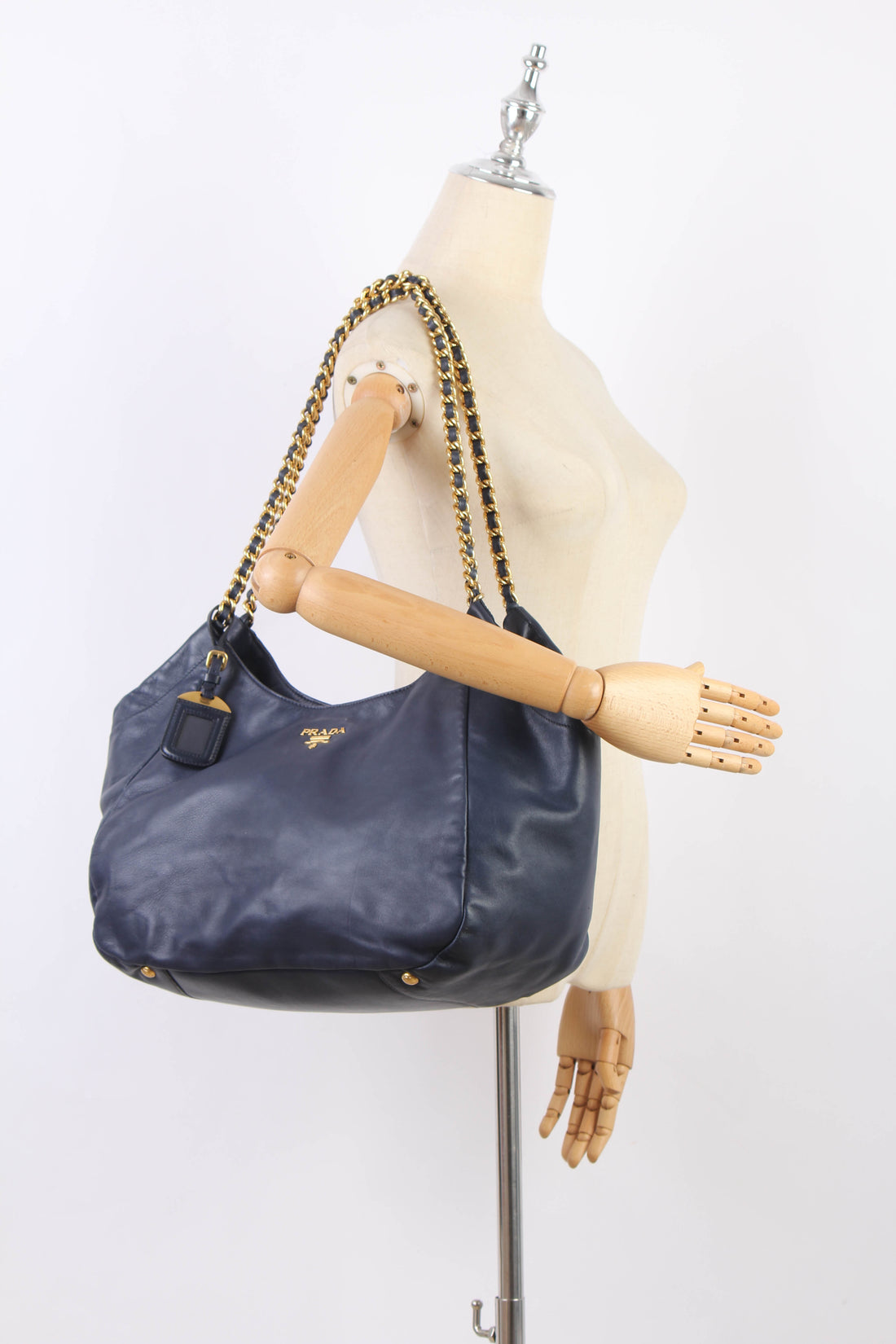 Soft Calf Chain Shoulder Bag