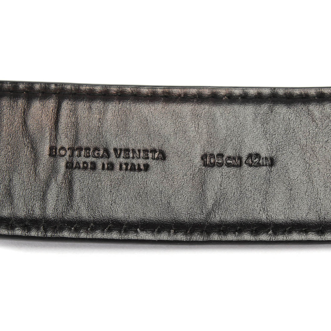 Intrecciato Leather Belt