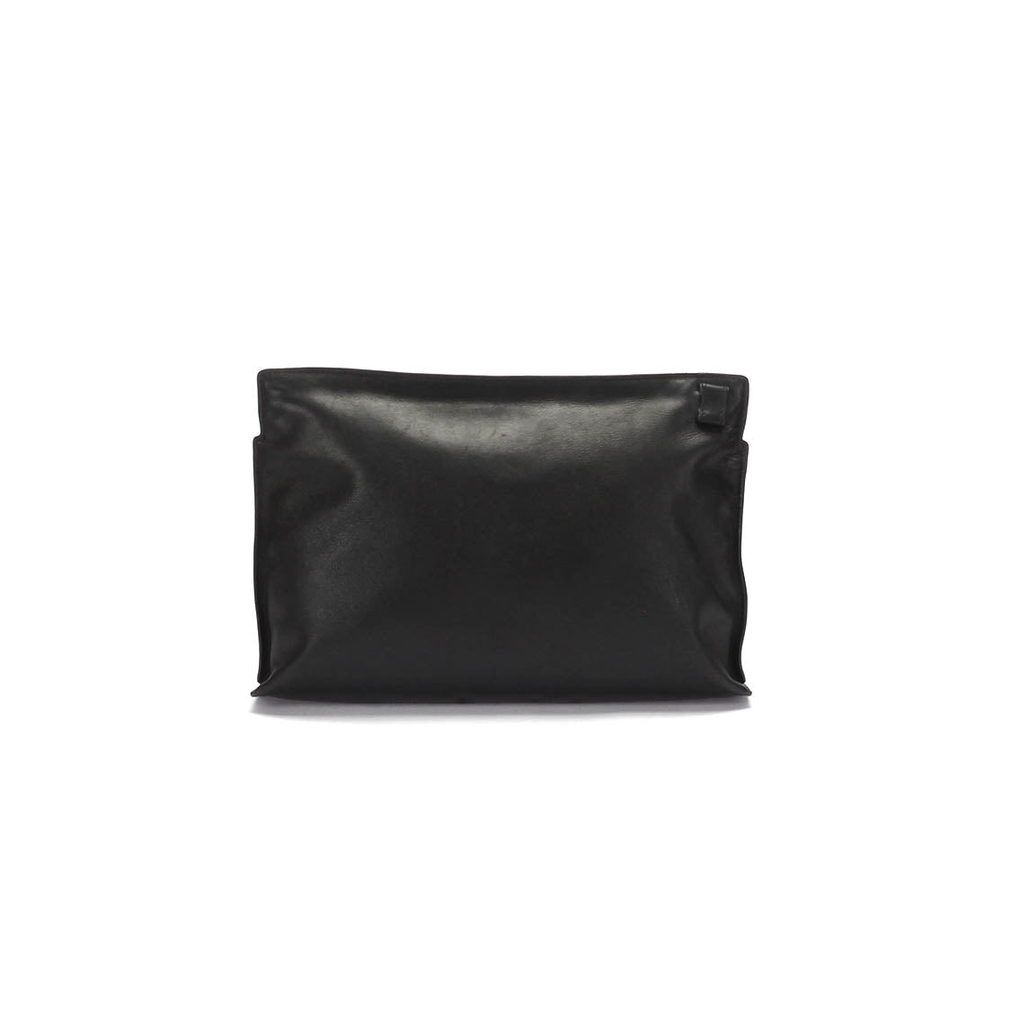 See U Later Leather Zip Clutch Bag