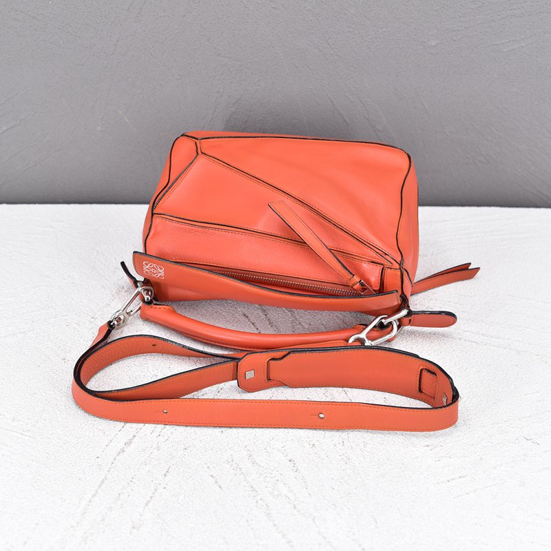 Puzzle Leather Crossbody Bag