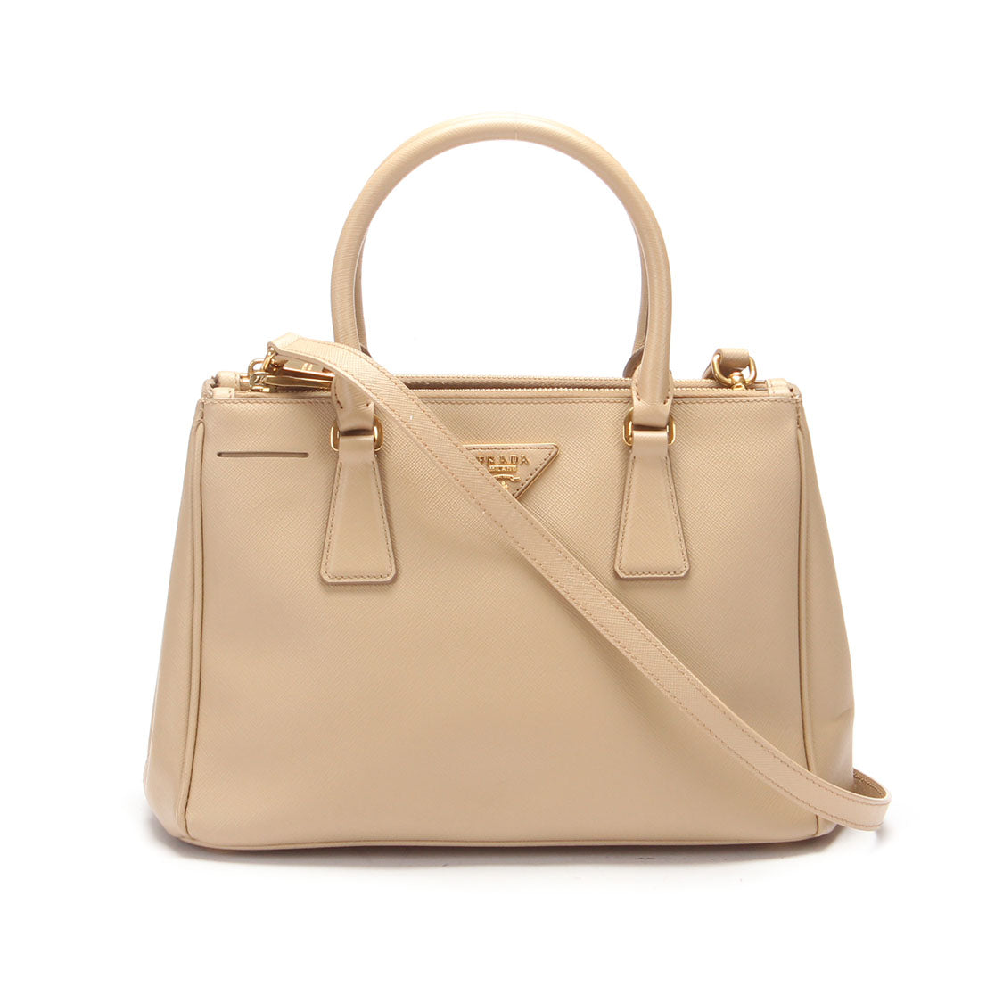 Saffiano Galleria Double Zip Handbag