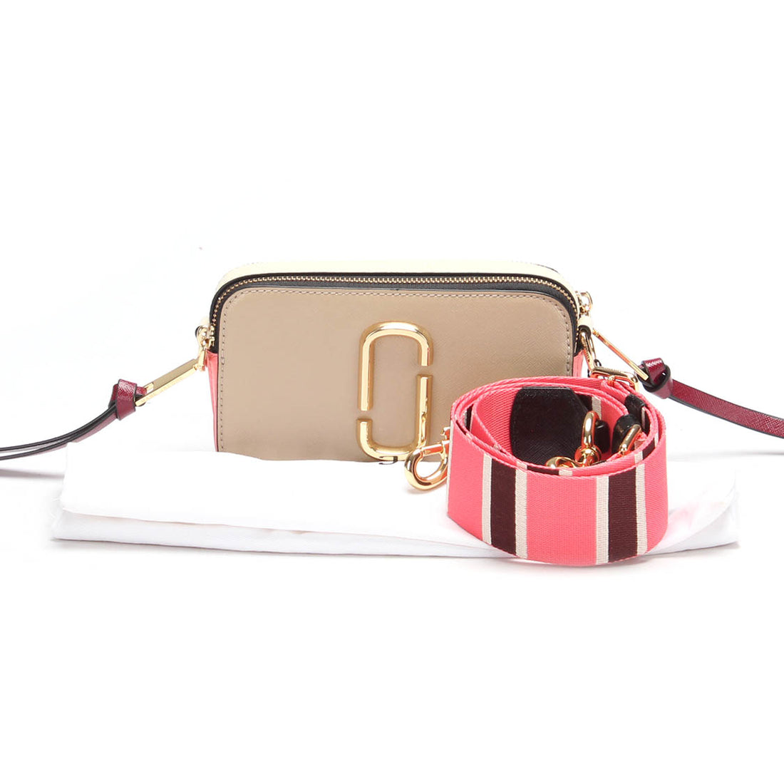 Snapshot Saffiano Leather Crossbody Bag