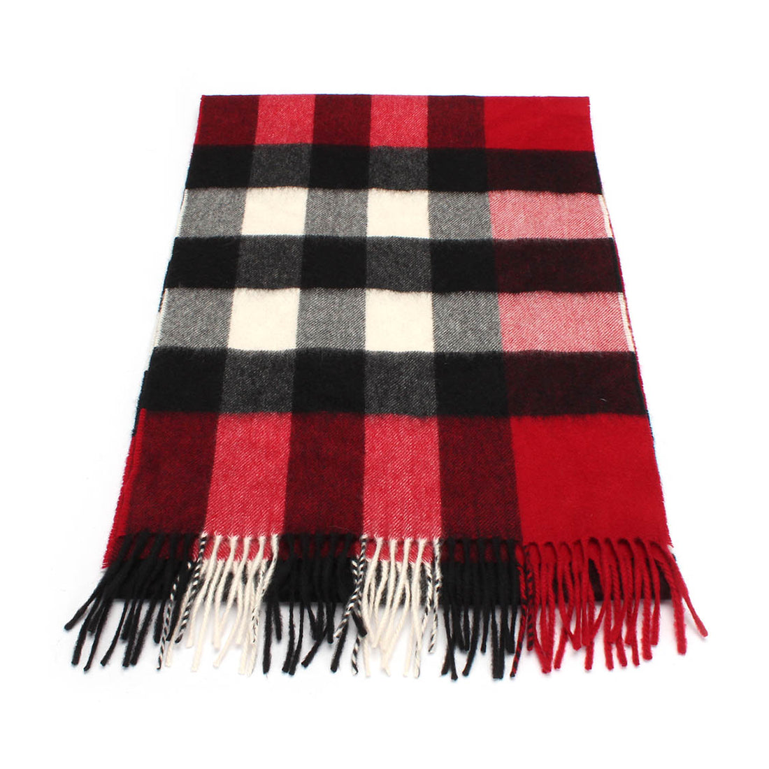 Check Wool Scarf