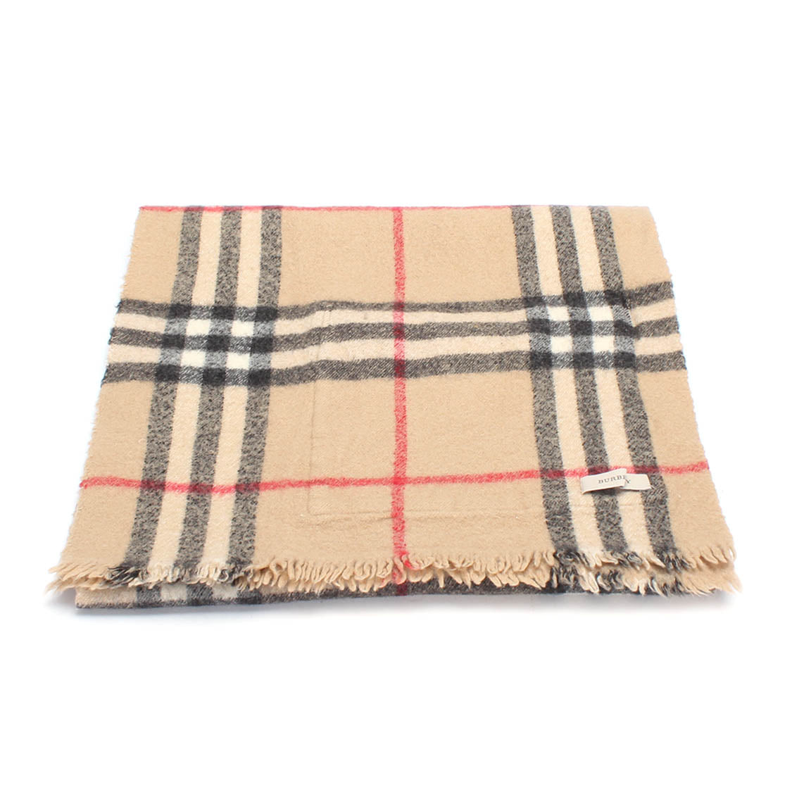 Plaid Wool Scarf