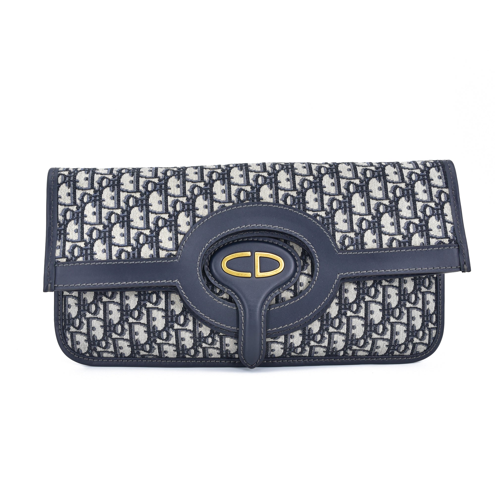Oblique Fold Over Clutch