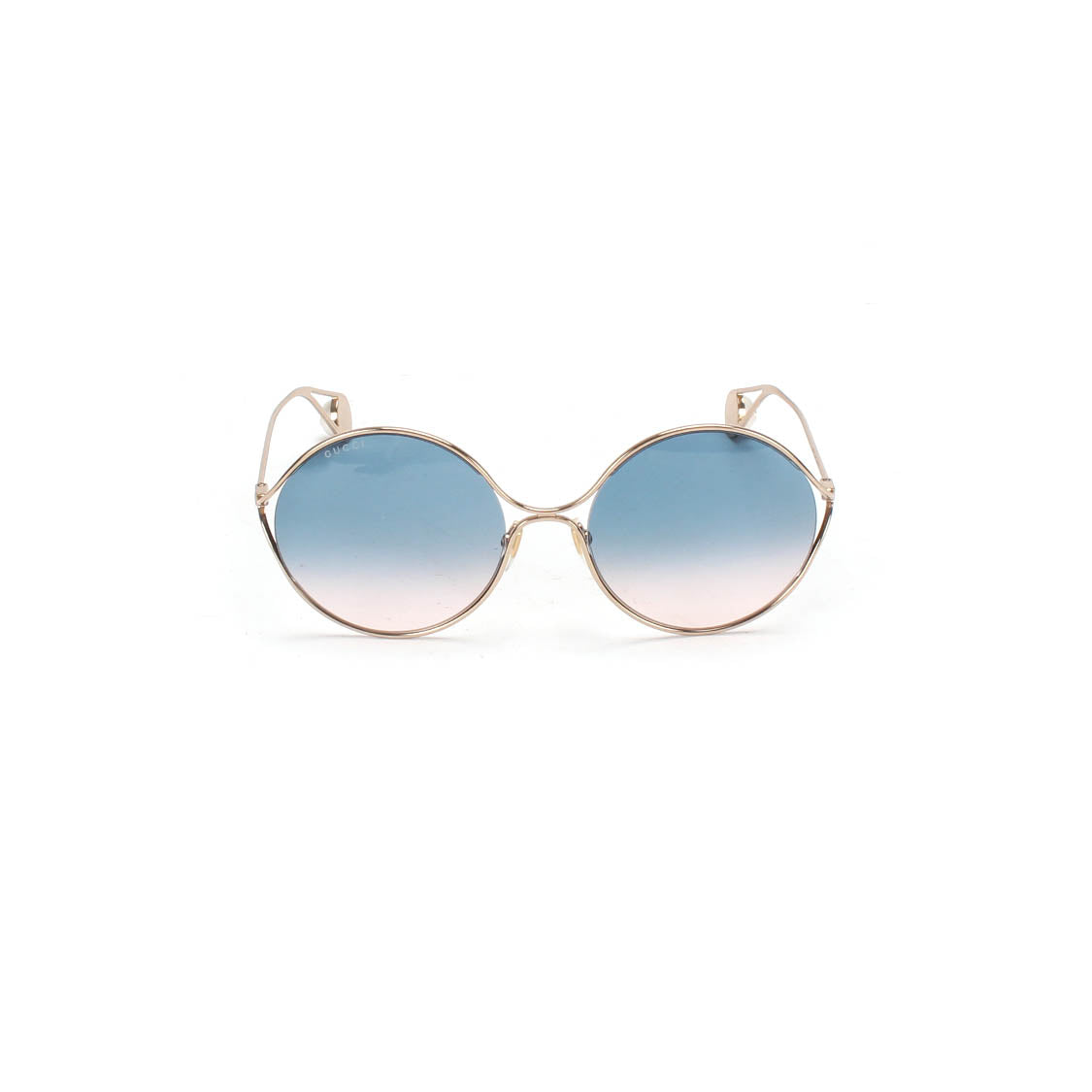 Faux Pearl Accents Oversize Sunglasses