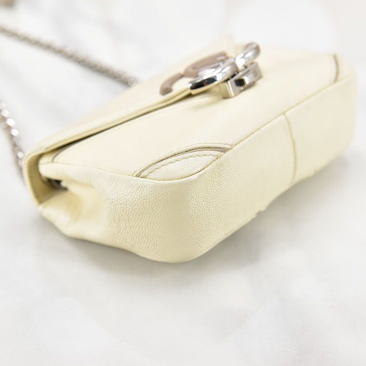 CC Leather Chain Bag