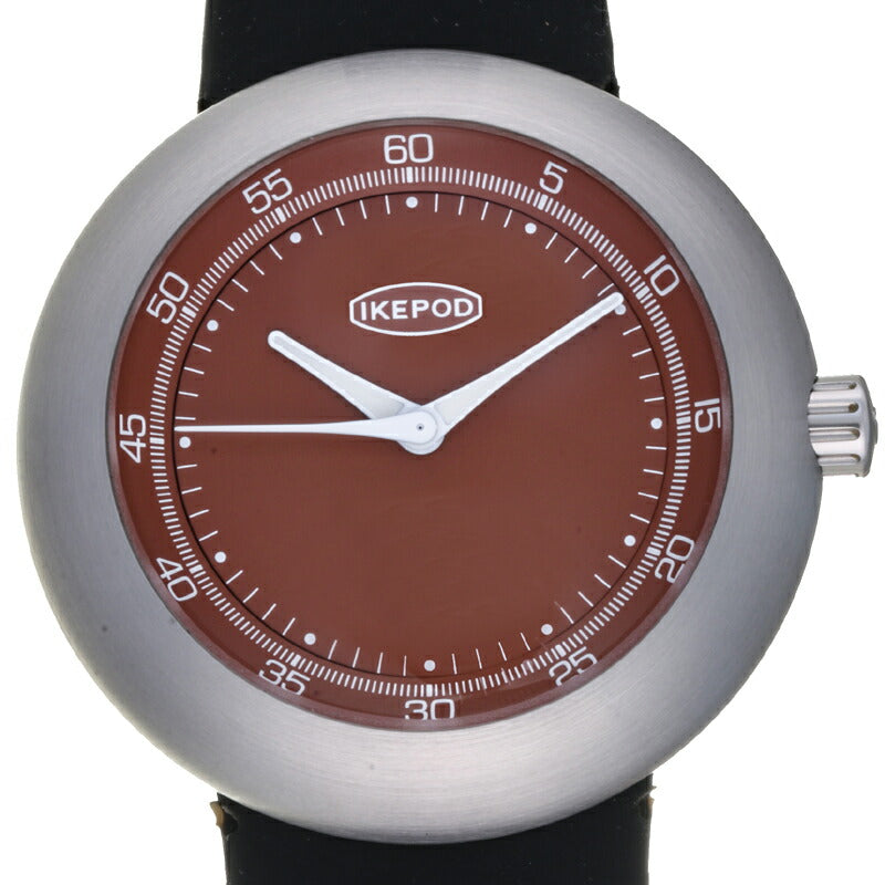 IKEPOD Megapod Zaha TICTAC Limited Edition Brown Stainless Steel Men's Wristwatch IPM006SILB