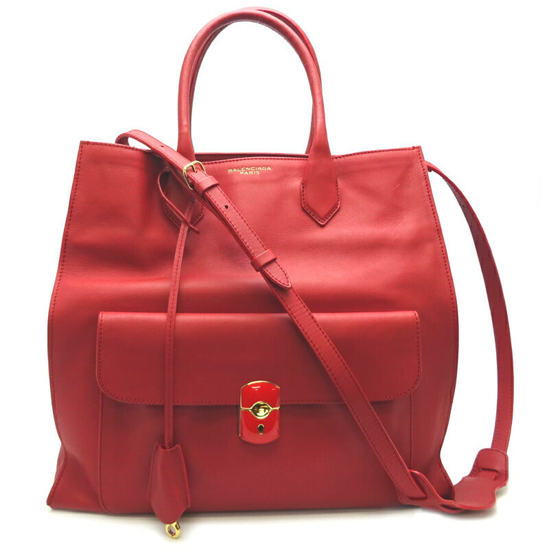 Leather Padlock All Afternoon Tote 293861